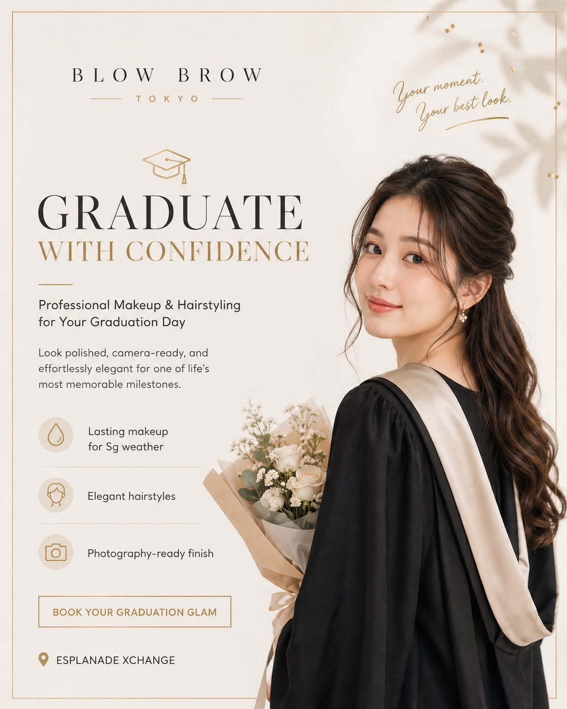 University Graduation Makeup & Hairstyling Guide